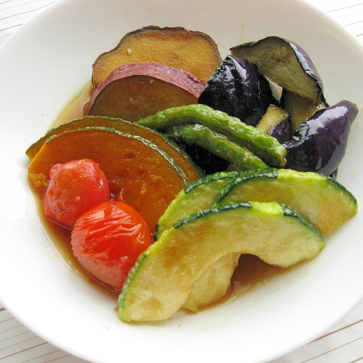 サッパリ極旨っ カラフル夏野菜の揚げ浸し レシピ 作り方 By れいちゃっ 楽天レシピ サッパリ極旨っ カラフル夏野菜の揚げ浸し レシピ 作り方 By れいちゃっ 楽天レシピ